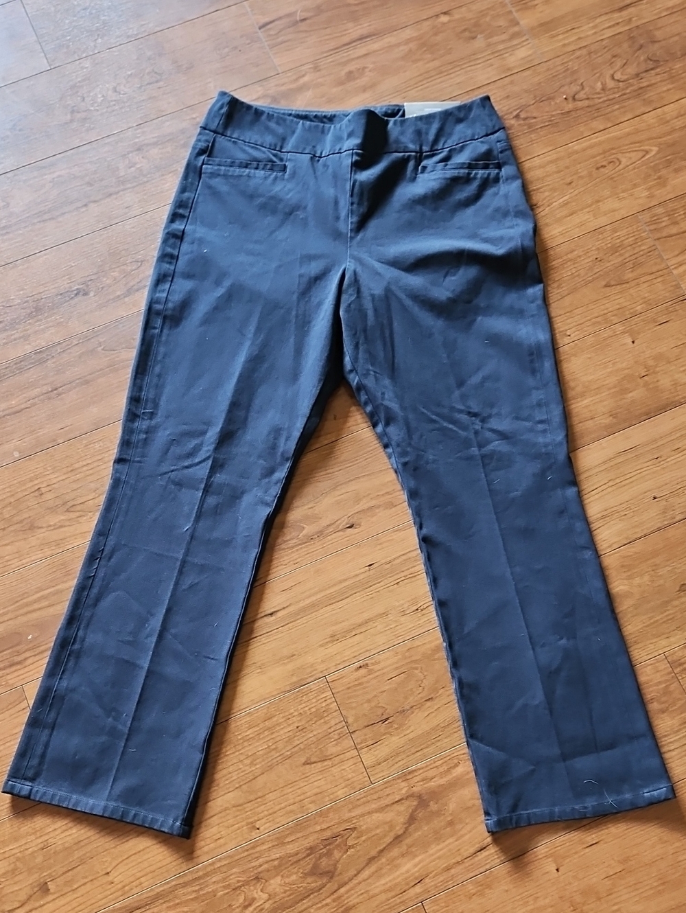 Soft Surroundings Womens Bootcut Navy Bootcut Pants Size 10/12